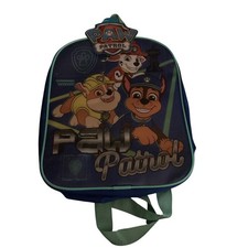 Paw Patrol Kids Backpack Chase Marshall Rubble Blue School Bag Preschool Travel