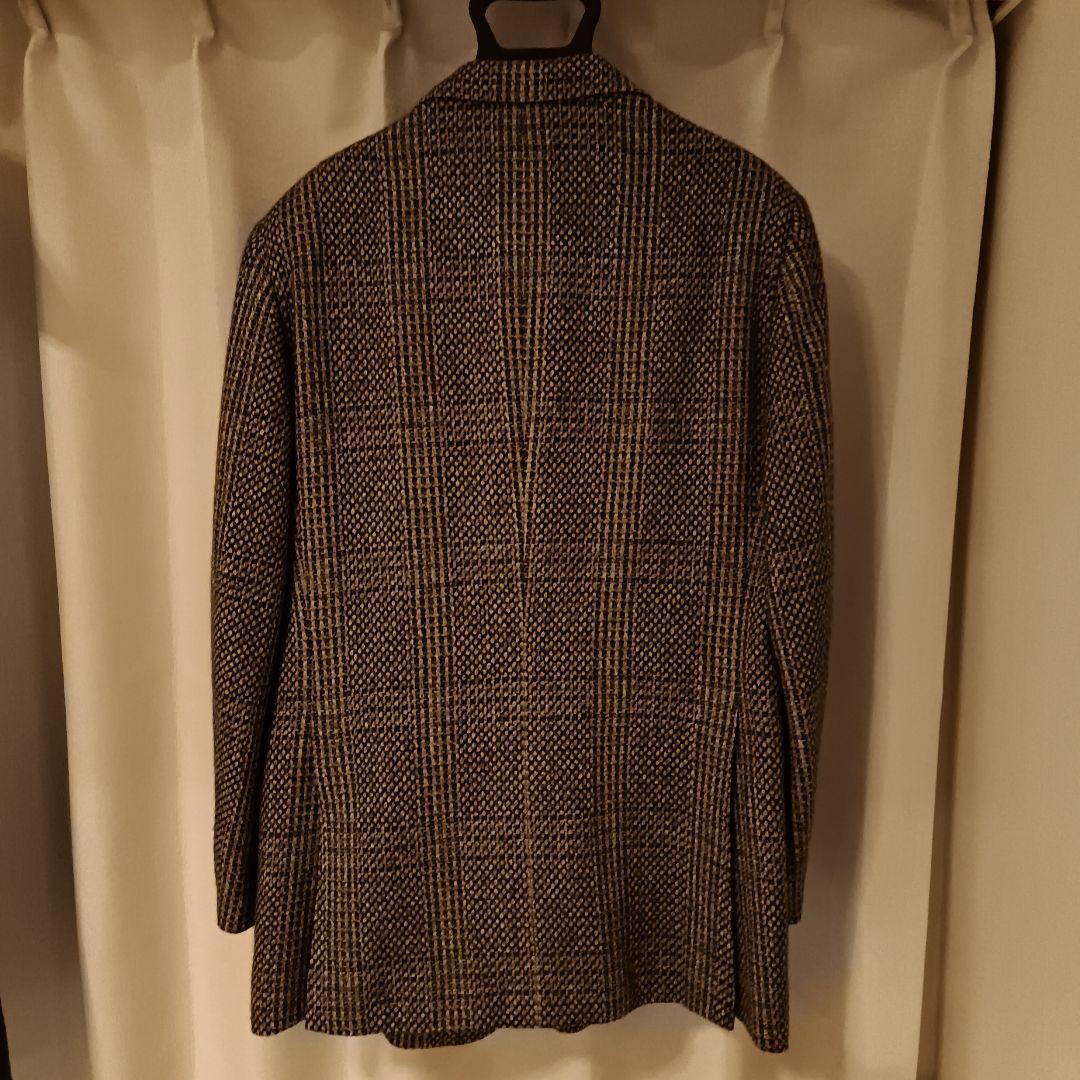 Burberry Tweed Check Pattern Jacket Alpha Mohair … - image 2