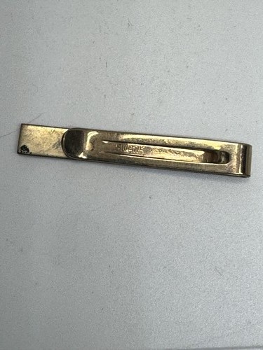 Swank Vintage Cravate Barre Or Ton 2.75 Inch Diagonale Rayé Motif - Photo 3 sur 8