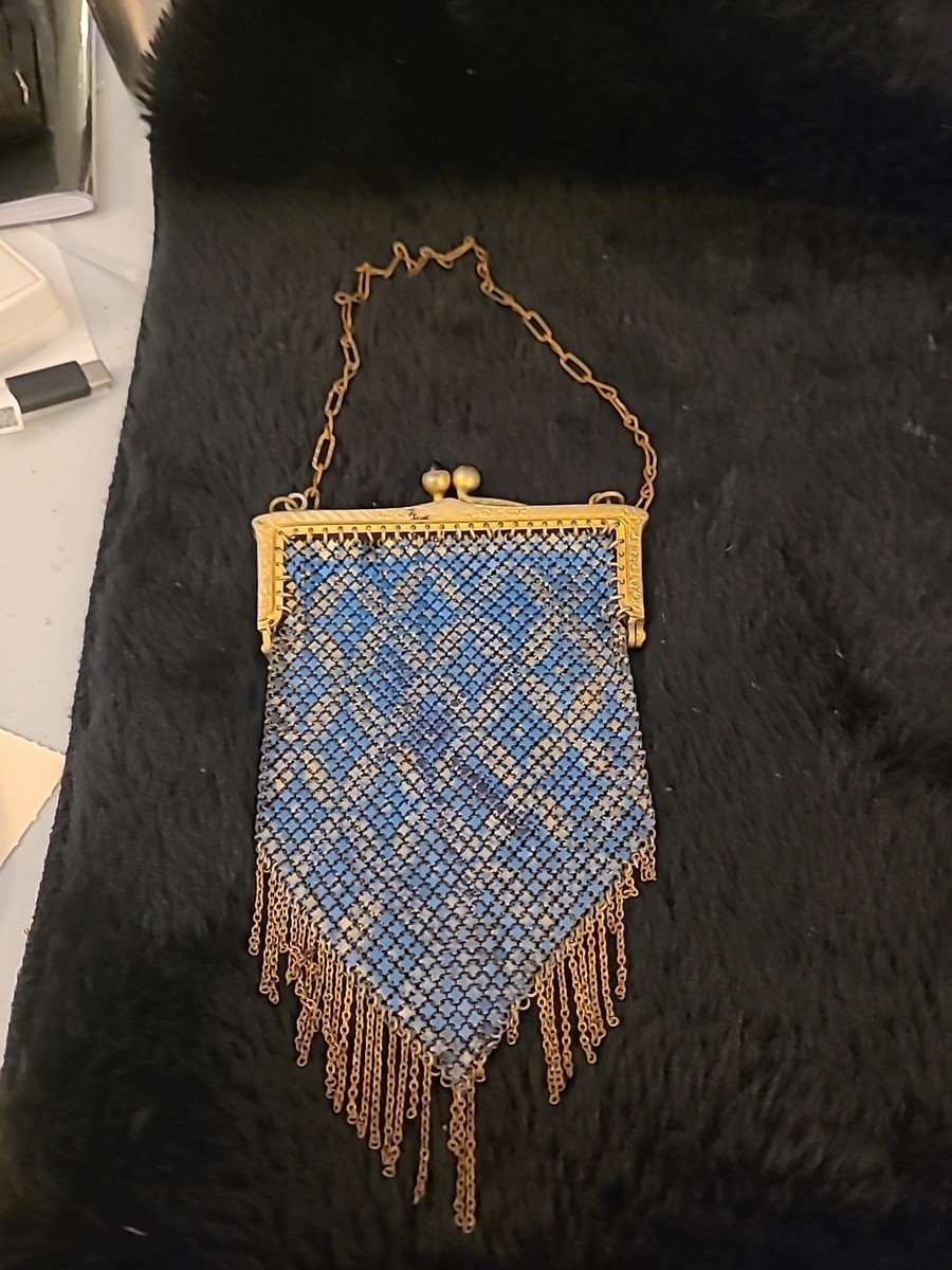 Vintage Mesh Flapper Purse Art Dco Mandalian Mfg Co.