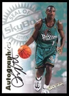 1997-98 Skybox Autographics Lindsey Hunter On Card Auto Nm/Mt/Mt a0042