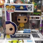 Funko Pop! Animation Coraline With Doll 1973 Gamestop Exclusive