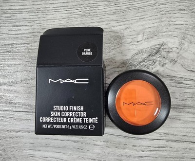 MAC Studio Finish Skin Corrector | Pure Orange | 6g/0.21oz | Neu Verpackt  Authent