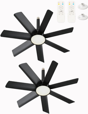 NWOP 28 Inch Socket Fan Light with Remote Control, Screw in E26/E27 Ceiling Fan 
