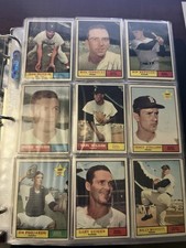 BOSTON RED SOX 1961 TOPPS SERIES 1-6 TEAM SET, Missing the Yaz Card Only