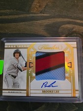 2024 Panini Flawless Prospect Brooks Lee Rookie Patch Auto /10