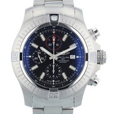 Breitling Super Avenger A13375 48mm Black Dial Stainless Steel 2022 Box & Papers