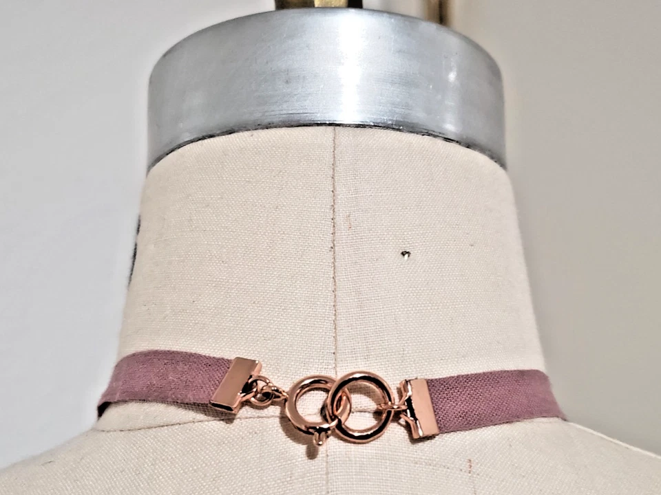 Marc by Marc Jacobs Rose Gold Pink Hearts "Y" Necklace - Image 3 of 4