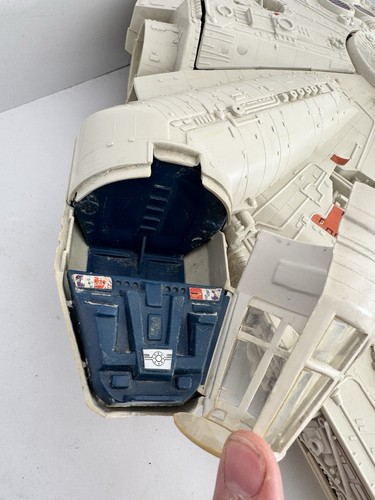 Original Vintage 1979 Kenner STAR WARS Millenium Falcon, Near Complete + 2 Figs - Picture 7 of 24