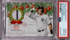 2022 RARE Topps Holiday 7/25 Relic-Red Aaron Judge #WRC-AJ Player Worn PSA10!