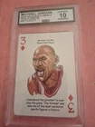 Michael Jordan 2005 Hero Black America Three of Diamonds Playing Card CGC 10 D