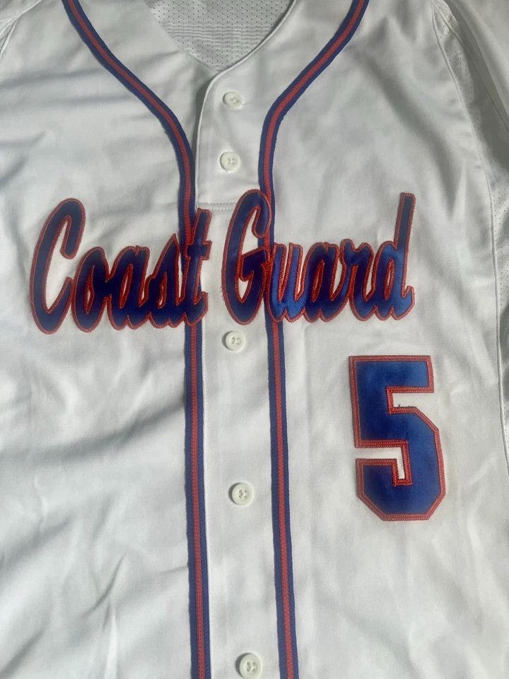 球队发行美国海岸警卫队学院女式垒球球衣 #5 中号 — 第 3/4 张图片