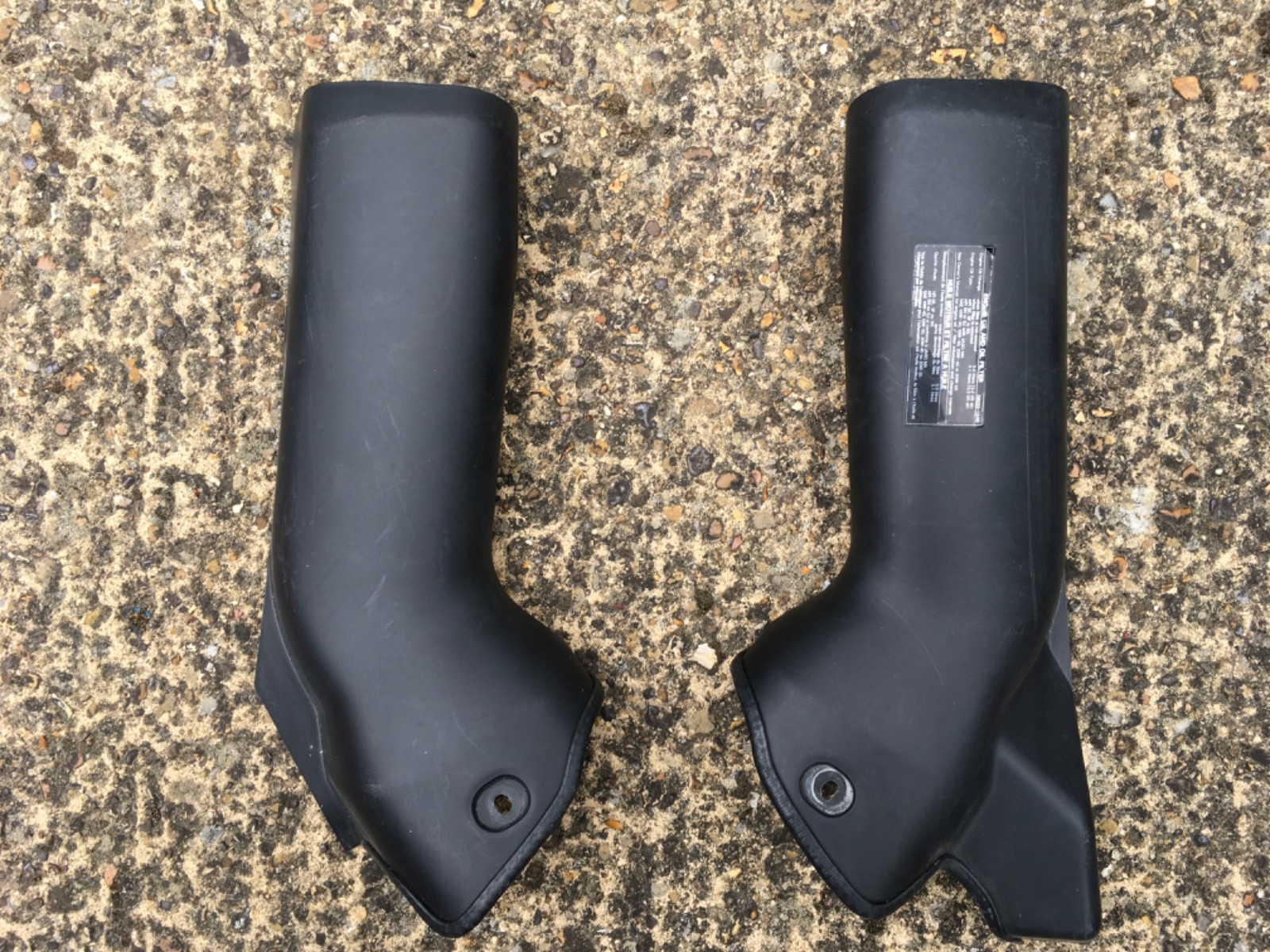 Kawasaki ZX7-R ZX-7R Fairing upper infill pair 1996-2003