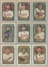 2024 Topps Allen & Ginter Silver Portrait Foil TWINS Base Team Set of (9)