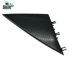New Left Side Door Wing Mirror Triangle Cover Trim Black Fits For Tesla Model Y