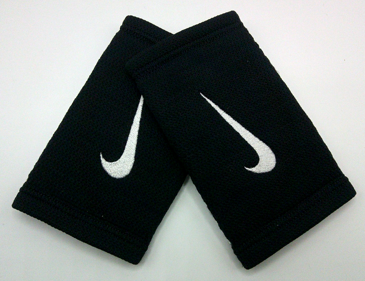 Nike Stealth Doublewide Wristbands Black/White/White | eBay