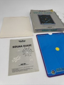 Solar Quest (Vectrex, 1981) Complete In Box w/ Overlay, Manual, Tray CIB Tested
