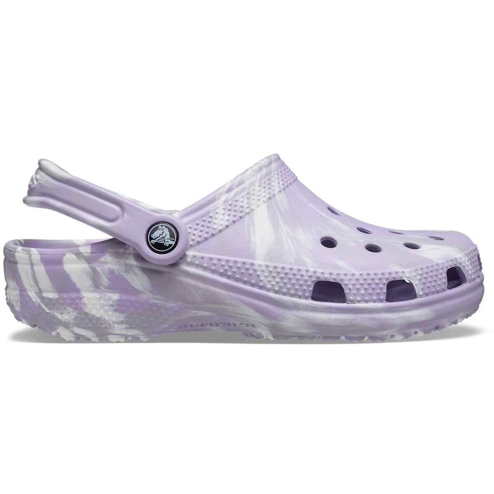 Crocs Men's and Women's Shoes - Classic Marble Tie Dye Clogs, Slip On Shoes