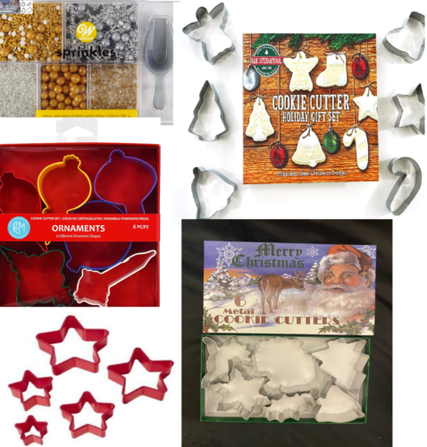 Wilton Metalic Sprinkles + 23 Piece Classic Christmas Cookie Cutters - 第 1/10 張圖片
