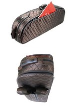 Pedi Deluxe Violin Case Black Color with Brown  Interior