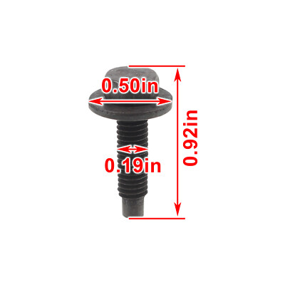 Lot De 20 Vis à Tête Hexagonale Sems M5-0.8x16mm Avec Embase Et Point De Chien - Noires