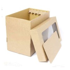 Arnia 6 favi in cartone cassettino per sciami con rete di fondo e coperchio a...