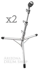 Yamaha CS3 Crosstown Aluminum Straight Cymbal Stand 2 PACK - NEW - In Stock!