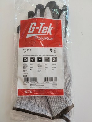 PIP G-Tek 16-655 PolyKor Nitrile Dipped Gloves Size L/9