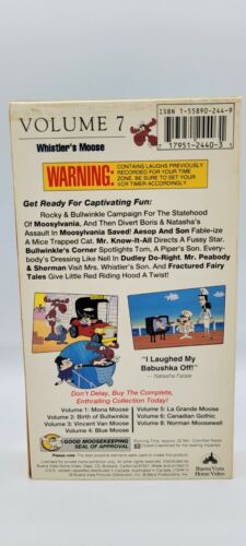 The Adventures of Rocky and Bullwinkle Volume 1- 8 VHS - Foto 3 di 8