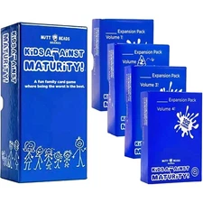 Kids Against Maturity Card Game Expansion 1 2 3 4 Fun Easy Party Family Game NEW