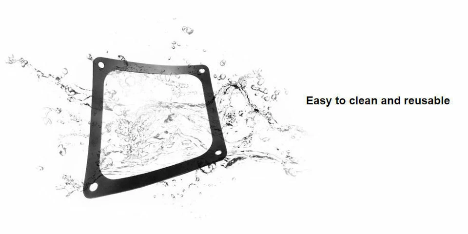 Silverstone SST-FF123B-3PK (Black, 3Pack) Ultra Fine 120mm Magnetic Fan Filter - Image 3 of 3