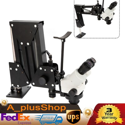 Micro Inlaid Multi-directional Stereo Zoom Binocular Microscope Jewelry Tool USA