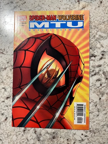 Marvel Team Up #2 Spider-Man and Wolverine (Marvel Comics 2005) Iron Man as Doom