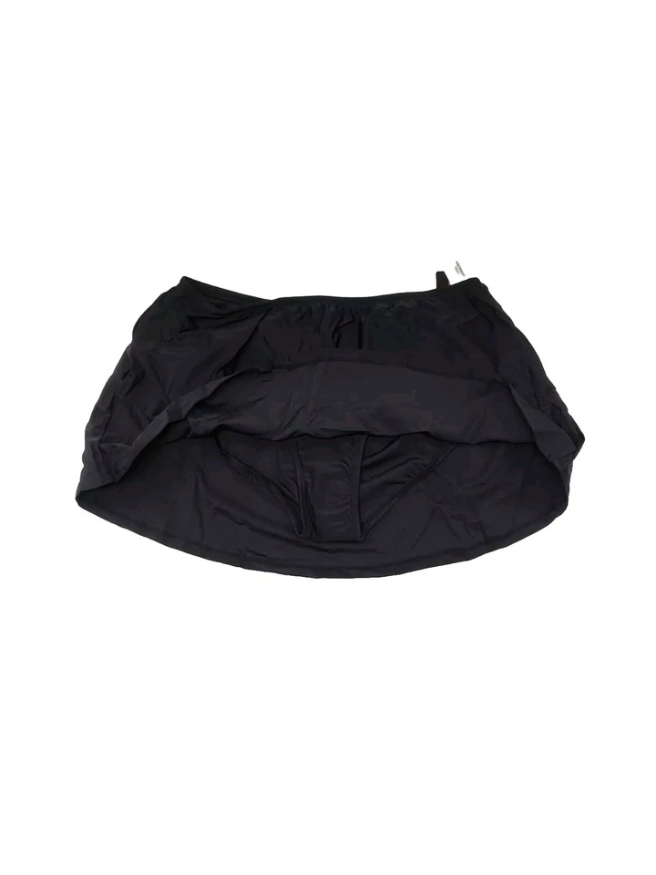 Island Escape без застежек плавать юбка женщин 22 черный плюс купальник низ новый пляж - Изображение 3 из 4