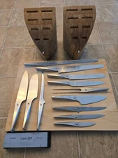Chroma Type 301 Knife Set with Blocks and Whetstone