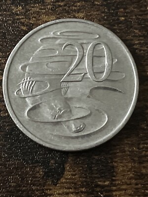 1996 Australia 20 Cents Copper-Nickel Platypus Q. Elizabeth II