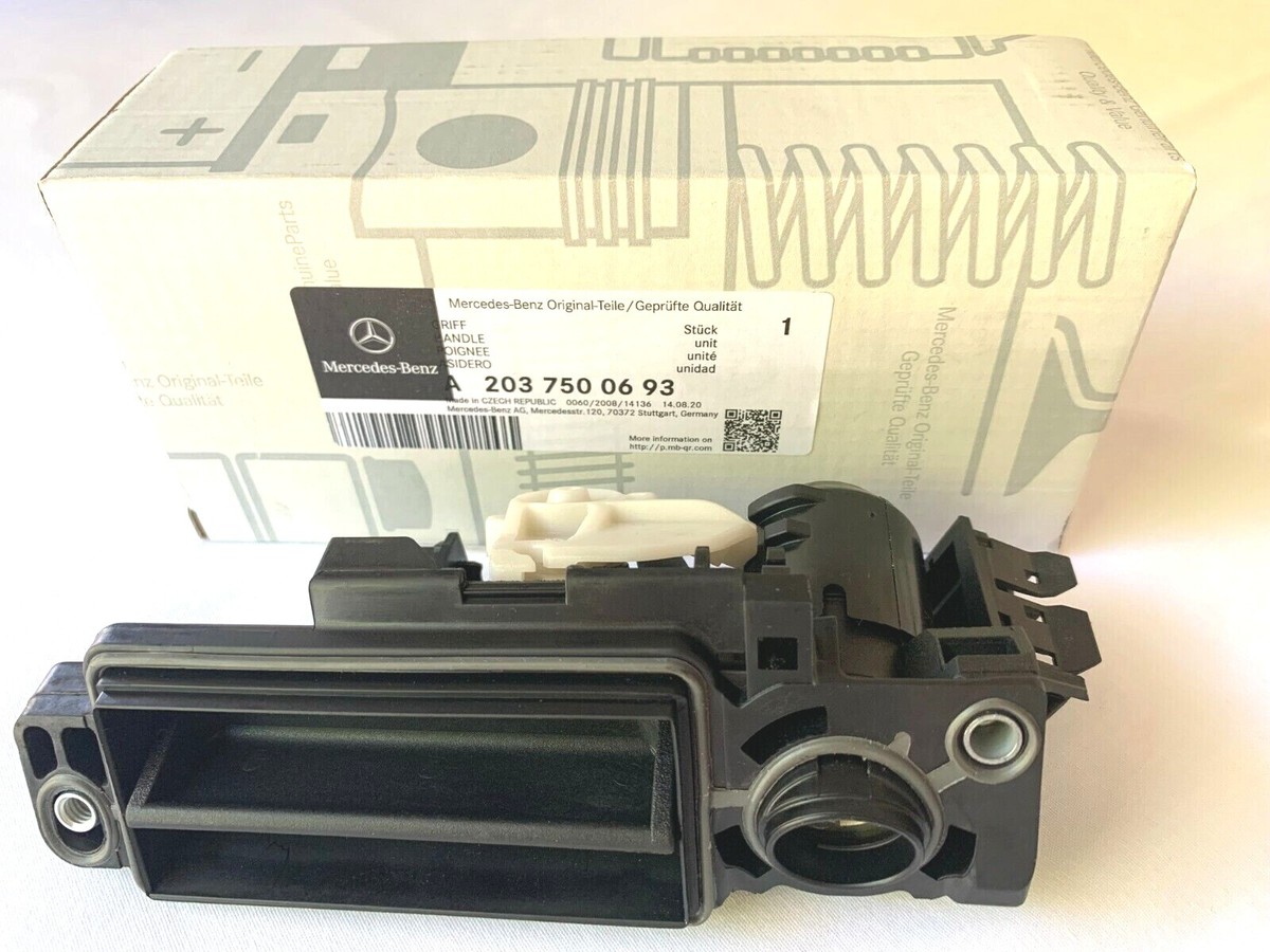 MERCEDES-BENZ C W203 E500 2005 REAR LID HANDLE A2037500693 OEM | eBay