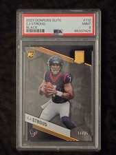 2023 Donruss Elite CJ Stroud /25 PSA 9 Texans RC low pop