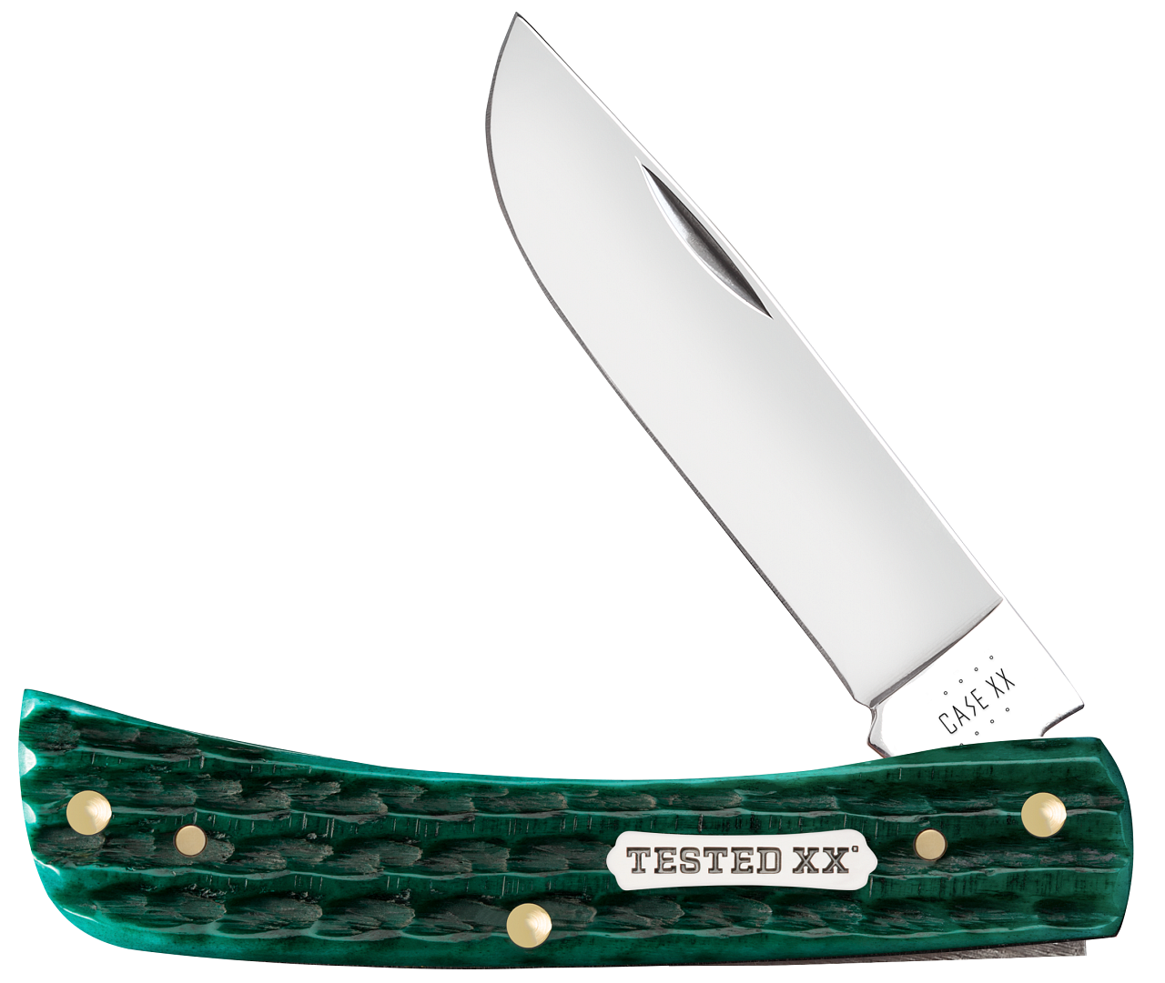 Case xx Knives Sodbuster Jr. 48941 Kinfolk Jig Jade Bone Pocket Knife