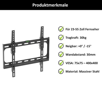 Mount-It! Outdoor TV-Wandhalterung – Wetterfest, Vollbeweglich, VESA 200-600, Trägt Bis 50 Kg (für Fernseher 37-80 Zoll)