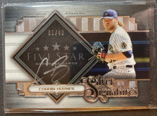 Corbin Burnes AUTO #d 01/40 Topps Five Star 2022 Silver Signatures Autograph SP