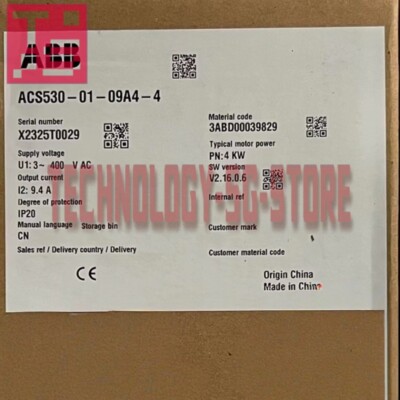 ABB ACS530-01-09A4-4 Frequency Converter# 1pcs New In Box