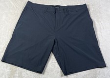 Travis Mathew Men's Size 42 Lifestyle Performance "Carlsbad" Black Golf Shorts
