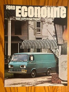 1967 Ford Econoline Van/Supervan/Pickup Sales Brochure - Specs & Options - Nice!