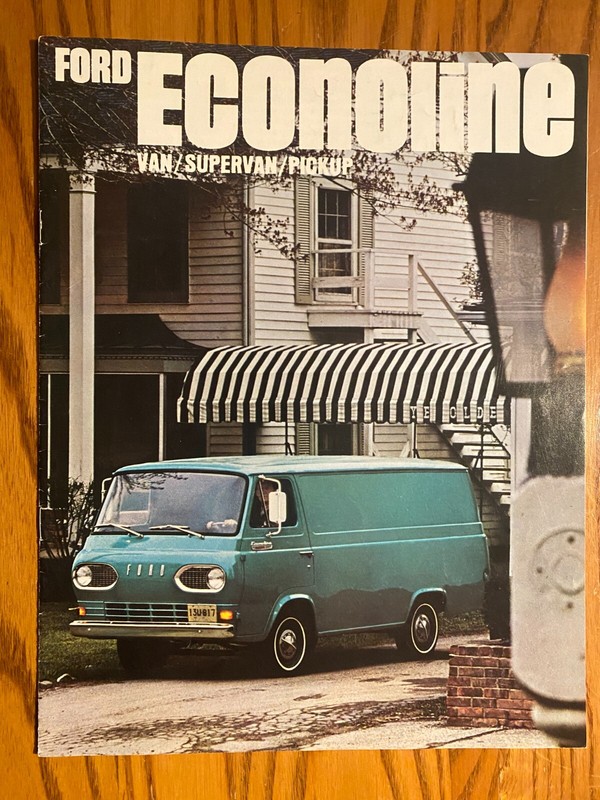 1967 Ford Econoline Van/Supervan/Pickup Sales Brochure - Specs & Options - Nice!