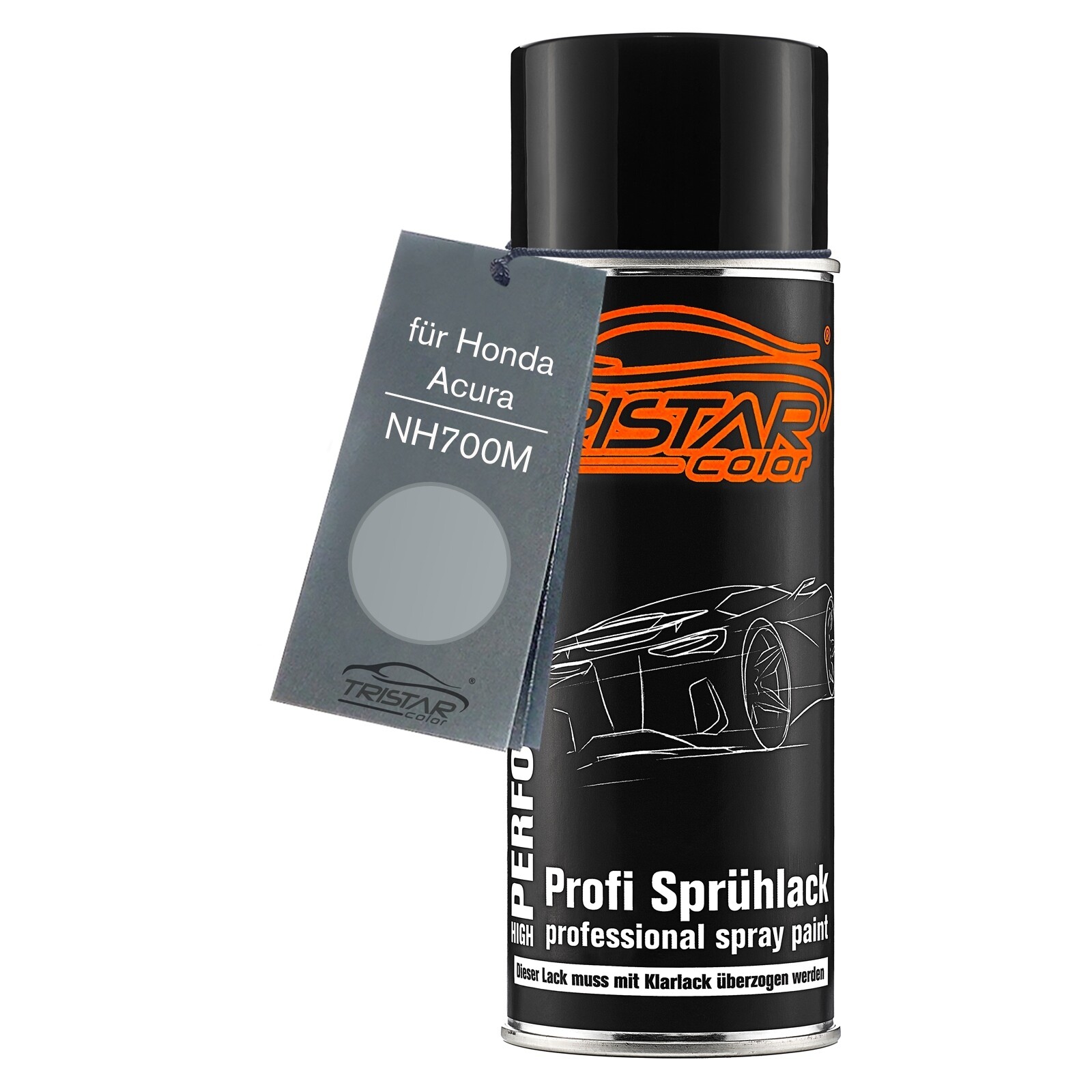 Autolack Spraydose für Honda Acura NH700M Silver Moon Metallic Basislack