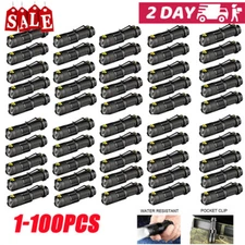 Lots Tactical LED Flashlight Military Grade Small Torch Ultra Bright Light Lamp