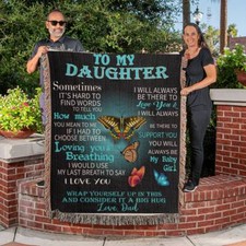 Daughter Woven Blanket Gift