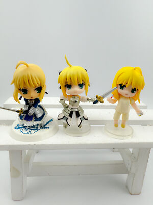 Fate/stay night Saber Figure Nendoroido Petite Kyun Chara Set of 3 Type Moon 