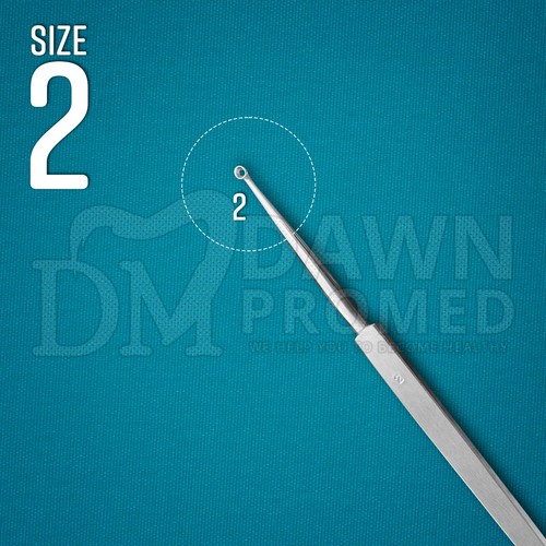 Meyhoefer Chalazion Curettes 1mm to 3.5mm Surgical Medical ENT Inst German Grade - Picture 24 of 51